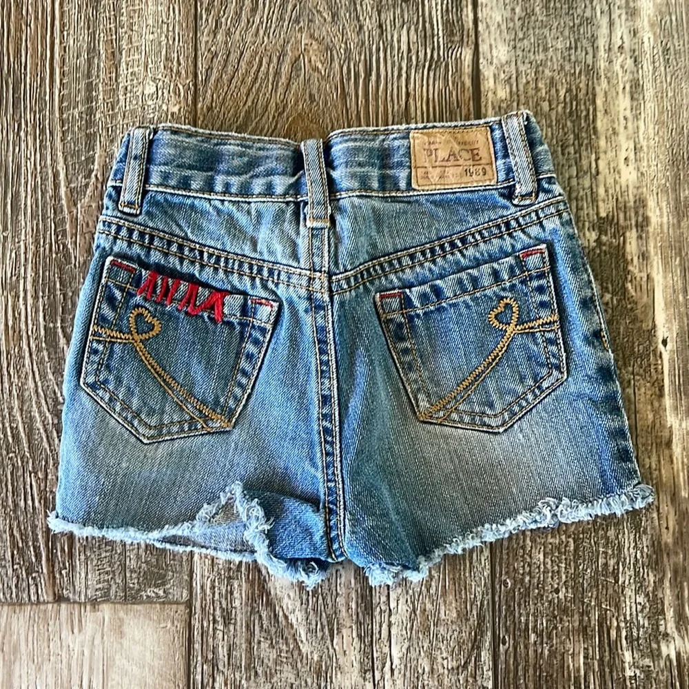 The Children Place cute jean little girl shorts
